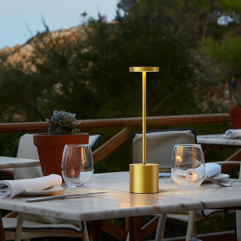SAKRINGT Cordless Table Lamps Rechargeable,6000mAh Portable Battery Operated LED Table