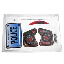 The Toy Restore New Replacement Decals Fits Little Tikes 30th Anniversary Cozy Coupe Police NL