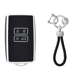 OFFCURVE Key Case with Key Fob Car Key Cover Key Case for Renault Clio Espace Master Talisman Megane Scenic Kadjar Captur Koleos Zoe Dacia Duster Sandero