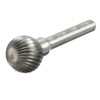 uxcell 5/8" Head 6mm Shank Tungsten Carbide Ball Shaped Rotary