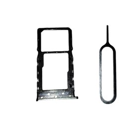 ruichuang OEM Sim Card Tray SD Tray Holder Replacement for REVVL 6 5G TMAF025G (Black)