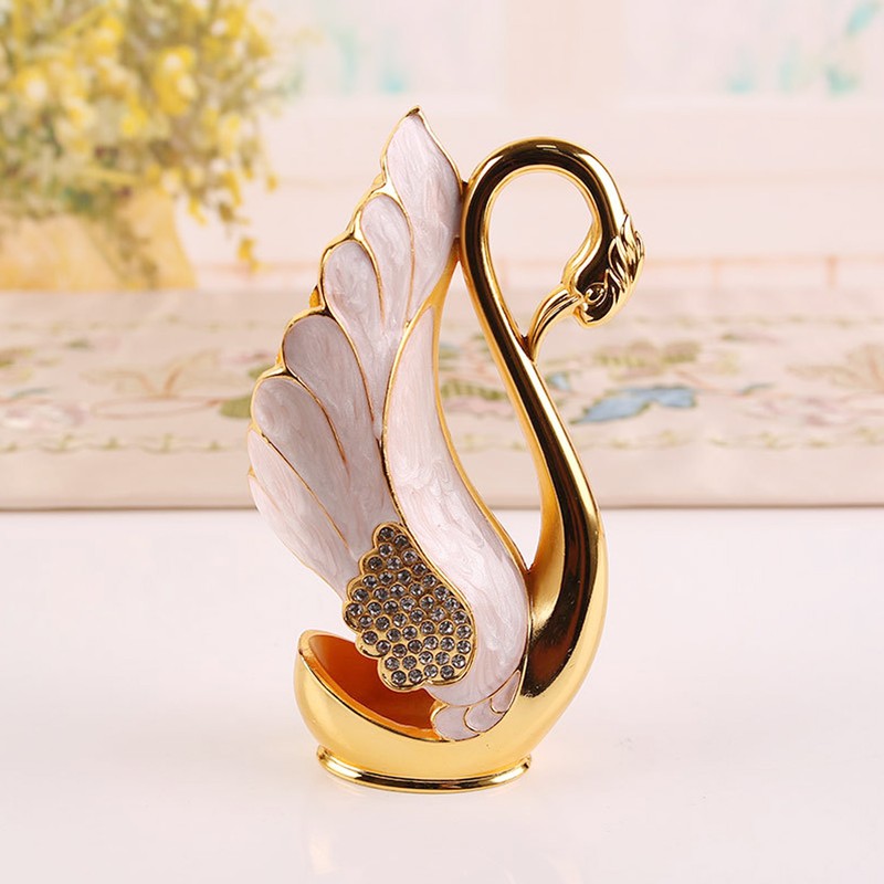 Swan Base Holder Innovative Gold Smoother Edges Coffee Dinnerware Set