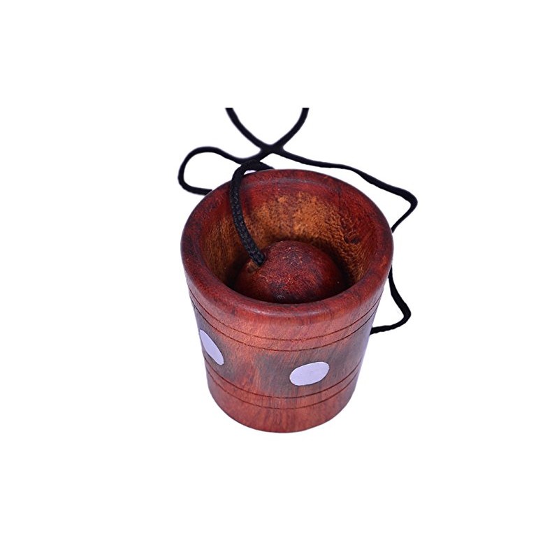 Purpledip Cup and Ball Set: Handmade from Rosewood (10420)