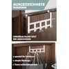 Menz Premium Door Coat Rack - Stainless Steel Door Hook
