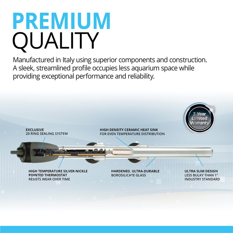 Fluval M 150-Watt Submersible Aquarium Heater – Reliable, Compact Heating