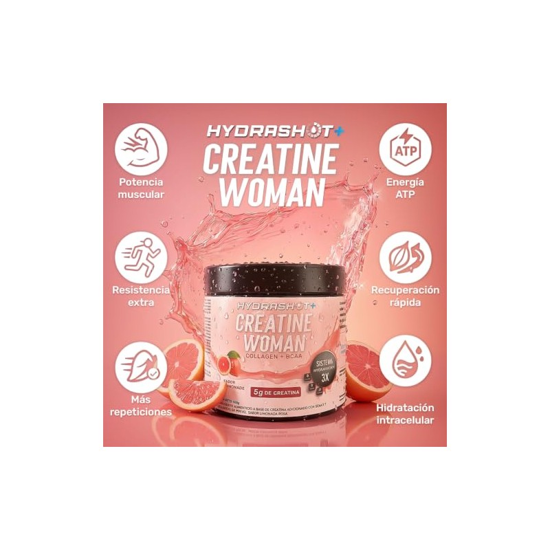 Creatina 5g + BCAA + Colágeno en Polvo 300g