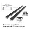 APS (304 Stainless Steel Polished Silver 5 inches) Running Boards