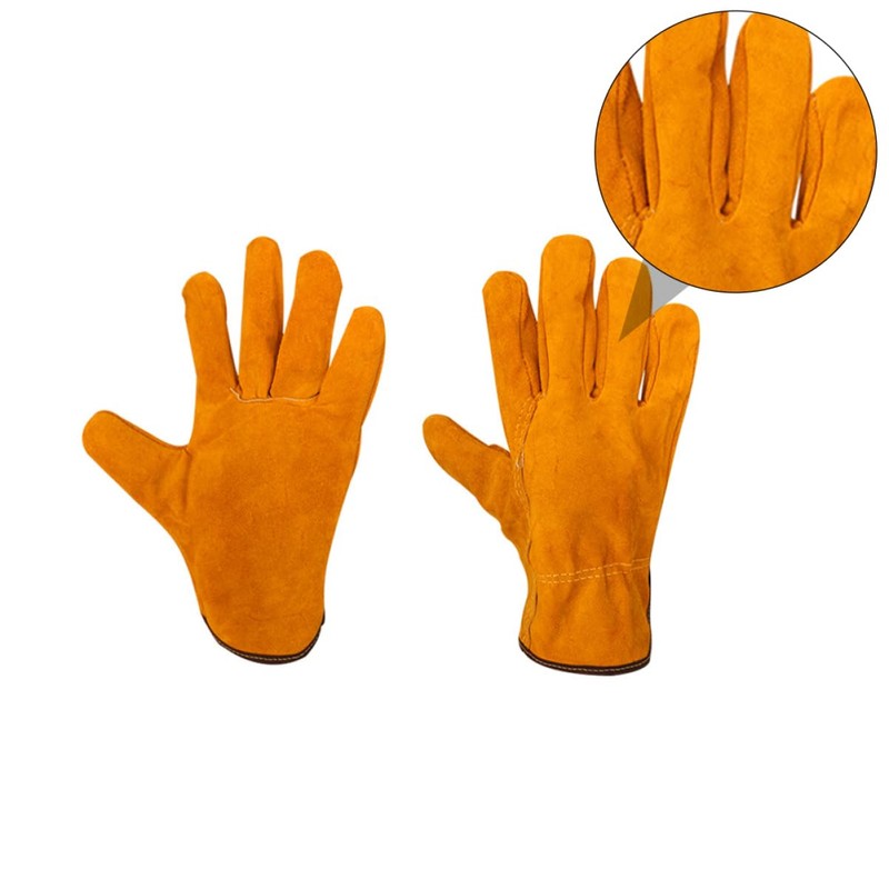 Operitacx 1 Pair Wear Resistant Welding Gloves Multipurpose Protective Gloves