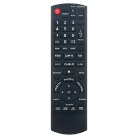 PerFascin N2QAYB000518 Replacement Remote Control Suit for Panasonic Audio System Remote Control SC-HC20 SA-HC20 SAHC20 SCHC20