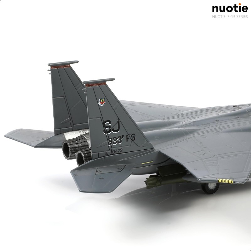 NUOTIE Classic American Eagle F-15E Twin-Engine Fighter Pre-Build Model Kits