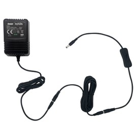 MyVolts 9V power supply adaptor compatible with Alesis DM10 Pro Kit Drum module - UK plug - Premium