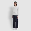 JAJU [JAJU] Women's Smart Cotton Round Neck Long Sleeve Lounge