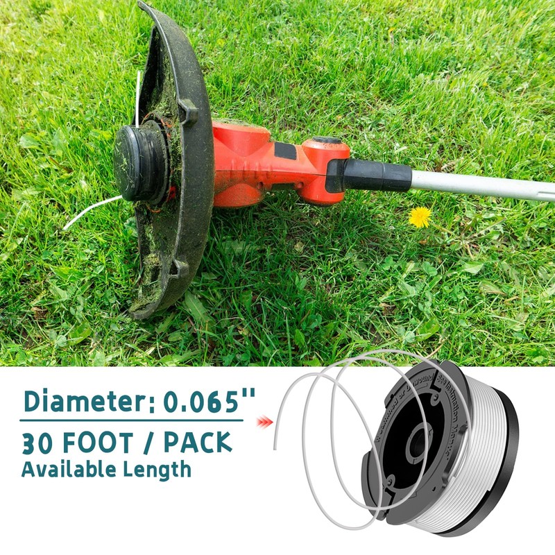 Trimmer Replacement Spool, Compatible with Black Decker AF-100 String Trimmers,