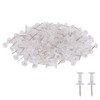 WedDecor Pack of 100 Clear Push Pins for Cork Board