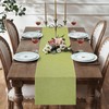 Table Runner Outdoor Sage Green Hessian Style Farmhouse Rustic Table