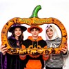 Halloween Photo Booth Props Inflatable Pumpkin Halloween Photo Booth Frame