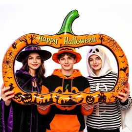 Halloween Photo Booth Props Inflatable Pumpkin Halloween Photo Booth Frame
