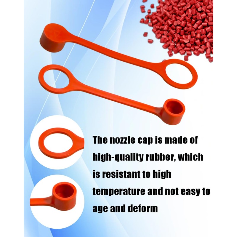 Rubber Blow Off Caps Fit for R102 Piranha Fire Suppression