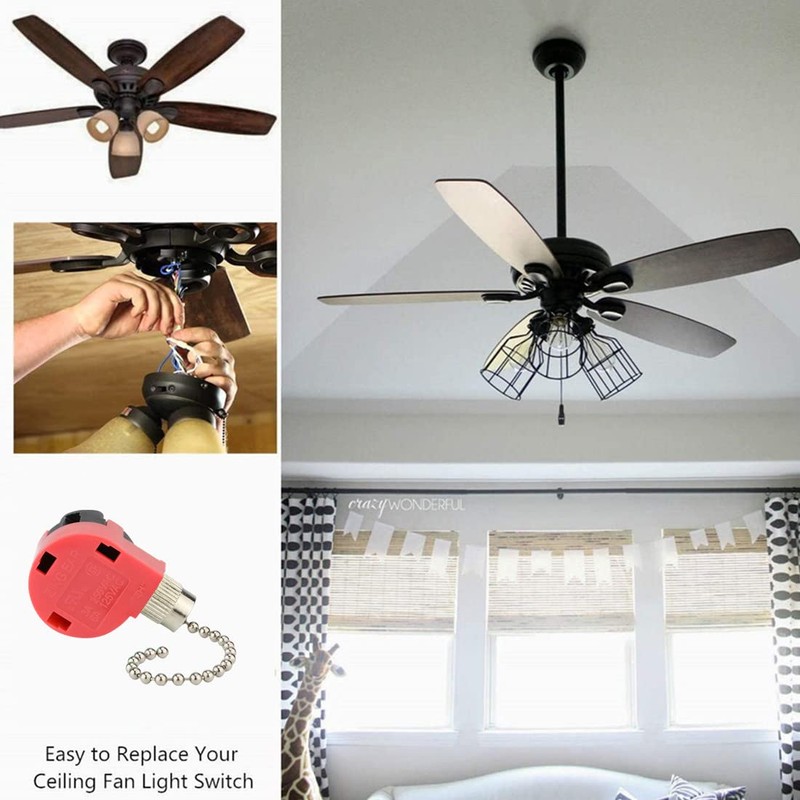 ZE 268S1 Ceiling Fan Switch Zing Ear 268S1 3 Speed