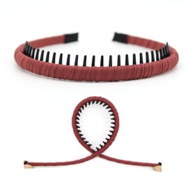 JOBAND fashion head bands for women tooth comb hair hoop Comfy non slip hair bands(4 Colors)