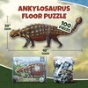 Ankylosaurus Dinosaur Jigsaw Puzzle | 100-Piece Double Sided Floor Puzzle
