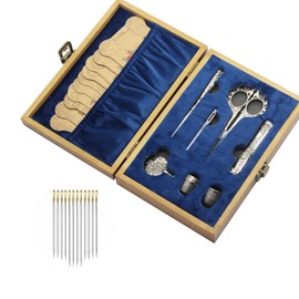 Vintage Embroidery Scissors Set, European Style Stainless Steel Sewing Tools for Sewing, Craft, Art Work, Needlework, Silver