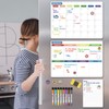 Calendario Magnético para Refrigerador en Español, 2 Planificador Mensual Semanal