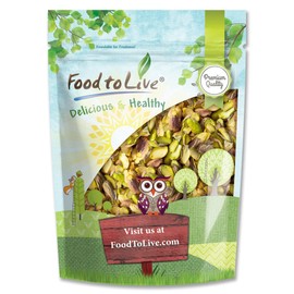 Mitades de pistachos, X Libras - Crudo, sin sal, granos, a granel (1 Libra)