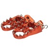 Offroad-Trittbretter Accossato Orange in Ergal 7075 für KTM SX von 2016 bis 2016 (CC 200)