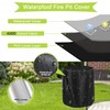 Rilime Fire Pit Cover Propane Fire bowl Column for Ninja