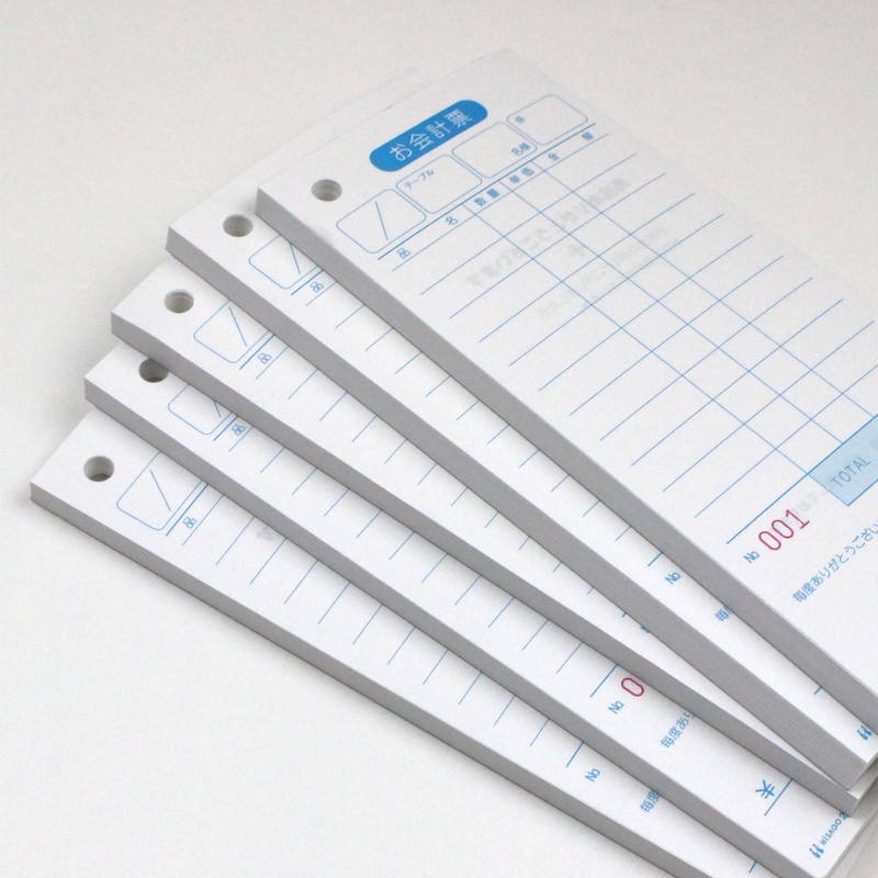 ヒサゴ お会計票 領収証付 No.入(500枚入) 2012N