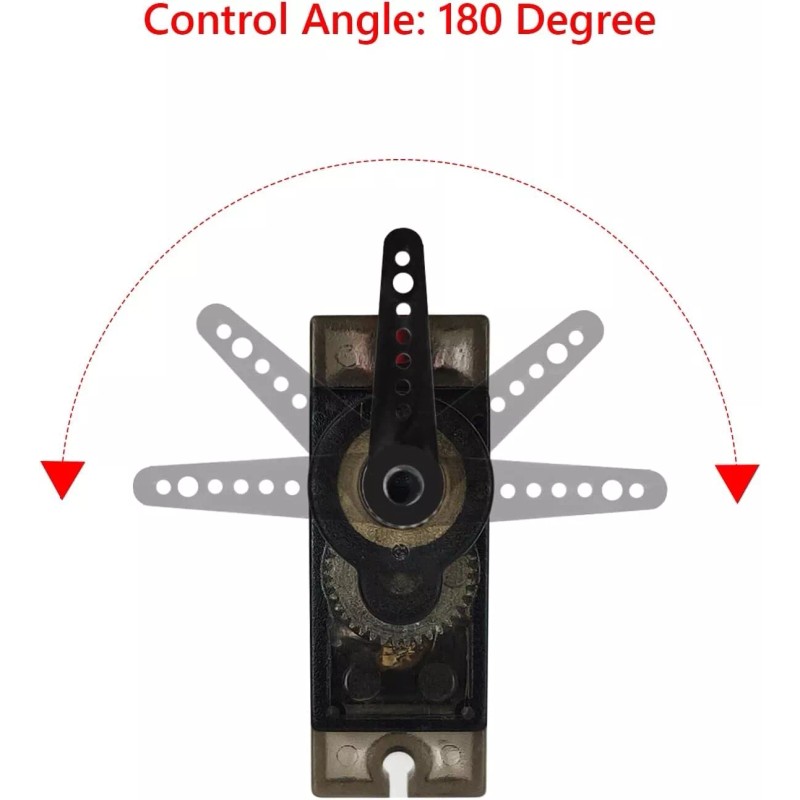 Universal, TowerPro 5Pcs MG90S 9g Digital Micro Servo Motor Metal