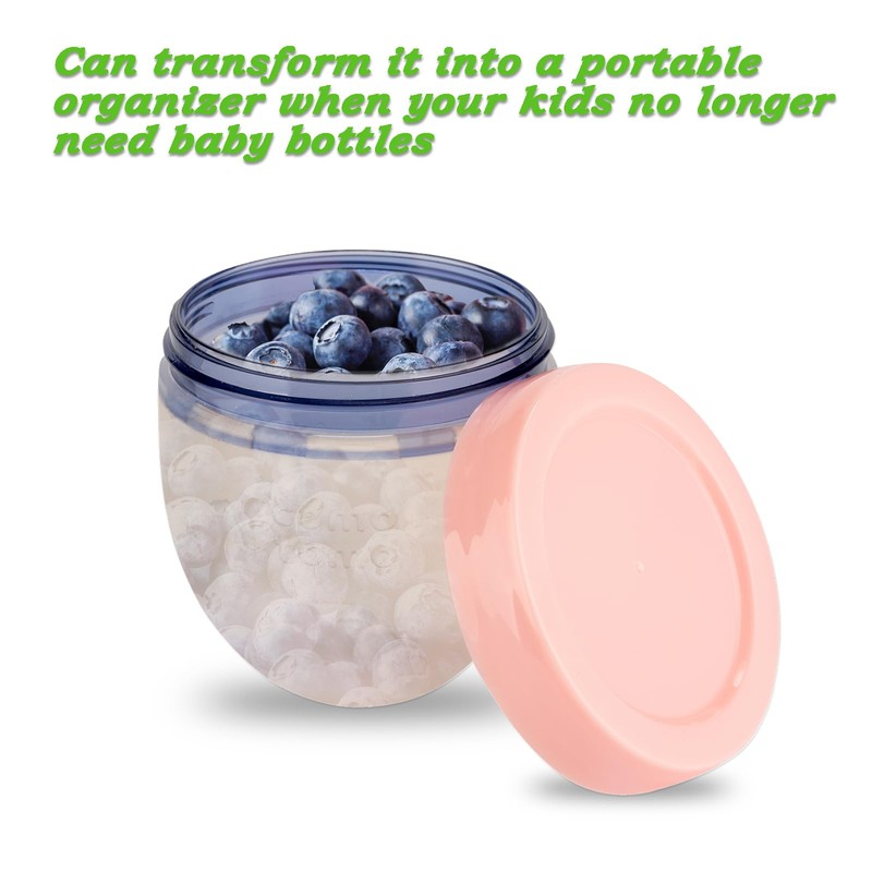 (4-PCs) Travel Bottle Caps Compatible with Como tomo Bottles, Storage