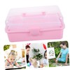 DOITOOL Portable Three Tool Box Multi-Functional Storage Organizer for Painting