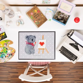 Mr. & Mrs. Panda Koala Artist Desk Mat Gift Desk Mat Proof of Love Drawing Desk Pads Love