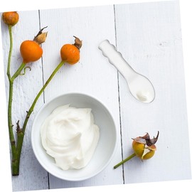 Mobestech 8pcs Stainless Steel Spatulas for Skincare Reusable Eye Spoons Compact Lotion Scooper for Travel and Home Use for Masks and Balms