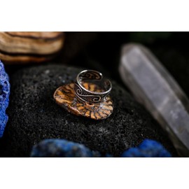 Windalf Bohemian Toe Ring Lana 5 mm Life Spiral Midi Ring Antique Summer Jewellery 925 Sterling Silver, Sterling Silver