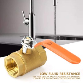 Ball valve, DN20 3/4 inch BSP brass pipe ball valve 1.6 MPa for water oil gas, 3/4"brass ball valve DN20 Ball Valve