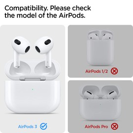 Spigen Ultra Hybrid Compatible with AirPods 3 Case (3rd Generation 2021) - Crystal Clear