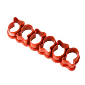 Mini-Goldfisch-Ausstecher, Zum Backen von Crackern in Fischform, Benutzerfreundlich, Einfach zu Reinigen (Orange, Öffnungsgröße: 7–15 cm)