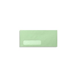 #10 Window Envelopes (4 1/8 x 9 1/2) - Pastel Green (50 Qty.)