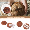 Professional Baking Bread Slicer with Fancy Round Wooden Handle &