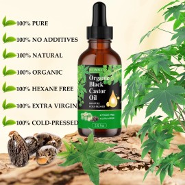 Brand: Etimisa Organic Black Castor Oil,100% Pure Natural ,Cold 2.02 Fl Oz (Pack of 1)