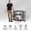 Upbci Gun Rack, Portable Rifle Rack Stand for Floor, Folding