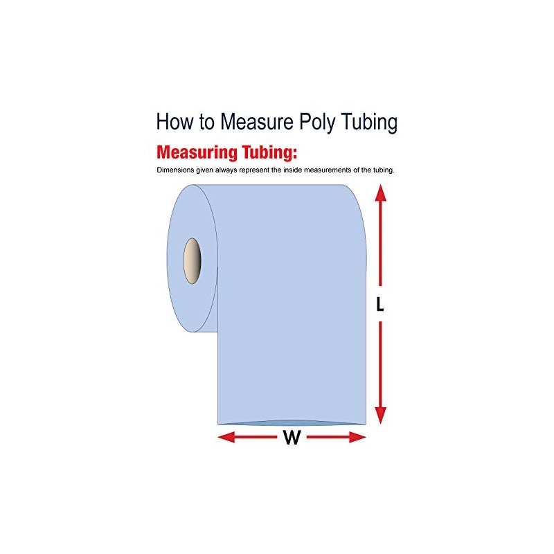 Aviditi 12" x 725' - 4 Mil Black Poly Tubing