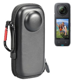 For Insta360 X4 Case, Storage Cover [BAOLINTX] Drop Prevention Carabiner Included, Convenient to Carry, Shockproof, Dustproof, Vibration, Waterproof, Anti-Fingerprint, Full Protection, Insta360 X4