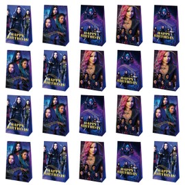 Optiacan 20pcs Descendants Goodie Bags, Descendants Themed Party Bags for Boys Girls Kids Party Decorations (Descendants)