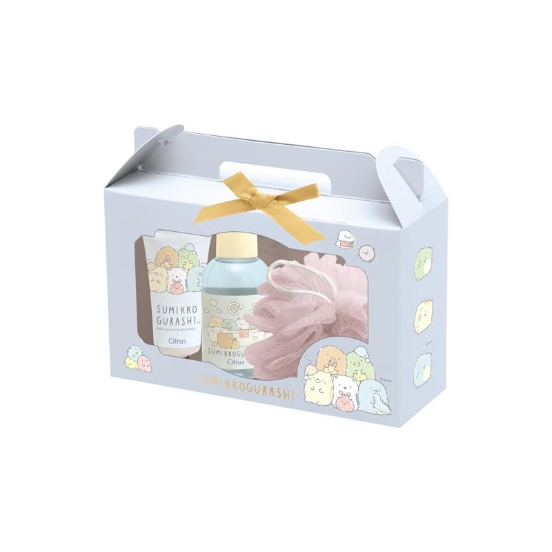 San-X GS17203 Sumikko Gurashi Body & Hand Care Gift, Citrus