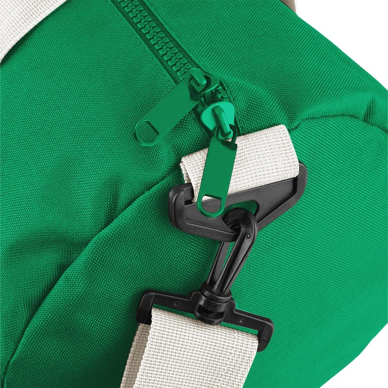 BagBase BG140 Original Barrel Bag - Kelly Green/Off White