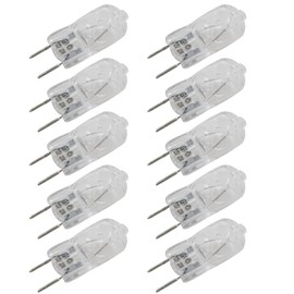 WELURE for GE Microwave Halogen Bulbs Replacement - 20W 120V G8 Base Fits WB25X10019 (10 Pack)